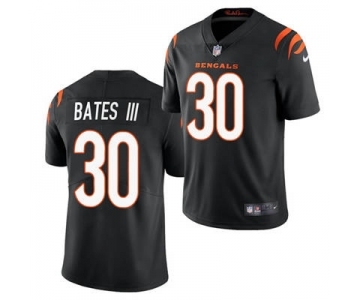 Men's Cincinnati Bengals #30 Jessie Bates III 2021 Black Vapor Untouchable Limited Stitched Football Jersey