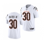 Men's Cincinnati Bengals #30 Jessie Bates III 2021 White Vapor Untouchable Limited Stitched Football Jersey