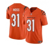 Men's Cincinnati Bengals #31 Zack Moss Orange 2024 F.U.S.E. Vapor Untouchable Limited Stitched Jersey