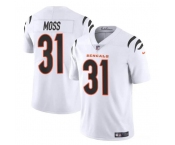 Men's Cincinnati Bengals #31 Zack Moss White Vapor Untouchable Limited Stitched Jersey