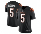 Men's Cincinnati Bengals #5 Tee Higgins Black Vapor Untouchable Limited Stitched Jersey