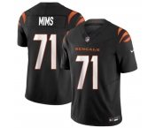 Men's Cincinnati Bengals #71 Amarius Mims Black 2024 Draft F.U.S.E Vapor Untouchable Limited Football Stitched Jersey