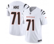 Men's Cincinnati Bengals #71 Amarius Mims White 2024 Draft F.U.S.E Vapor Untouchable Limited Football Stitched Jersey