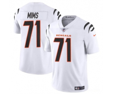 Men's Cincinnati Bengals #71 Amarius Mims White 2024 Draft Vapor Untouchable Limited Football Stitched Jersey