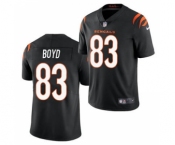 Men's Cincinnati Bengals #83 Tyler Boyd 2021 Black Vapor Untouchable Limited Stitched Football Jersey