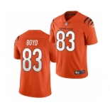 Men's Cincinnati Bengals #83 Tyler Boyd 2021 Orange Vapor Untouchable Limited Stitched Football Jersey