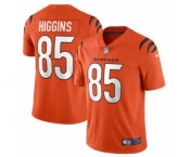 Men's Cincinnati Bengals #85 Tee Higgins 2021 Orange Vapor Untouchable Limited Stitched Football Jersey