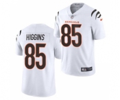 Men's Cincinnati Bengals #85 Tee Higgins 2021 White Vapor Untouchable Limited Stitched Football Jersey