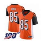 Men's Cincinnati Bengals #85 Tyler Eifert Orange Alternate Vapor Untouchable Limited Player 100th Season Football Jersey