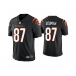 Men's Cincinnati Bengals #87 C.J. Uzomah 2021 New Black Vapor Untouchable Limited Stitched Football Jersey