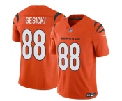 Men's Cincinnati Bengals #88 Mike Gesicki Orange 2024 F.U.S.E. Vapor Untouchable Limited Stitched Jersey