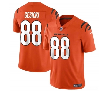 Men's Cincinnati Bengals #88 Mike Gesicki Orange Vapor Untouchable Limited Stitched Jersey