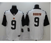 Men's Cincinnati Bengals #9 Joe Burrow White 2020 Color Rush Stitched NFL Nike Limited Jersey