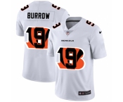 Men's Cincinnati Bengals #9 Joe Burrow White Nike White Shadow Edition Limited Jersey