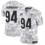 Men's Cincinnati Bengals #94 Sam Hubbard 2024 F.U.S.E Arctic Camo Salute To Service Limited Stitched Football Jersey