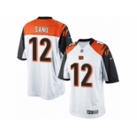 Men's Nike Cincinnati Bengals #12 Mohamed Sanu Limited White NFL Jersey