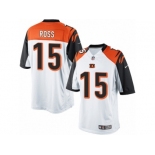 Men's Nike Cincinnati Bengals #15 John Ross Limited White NFL Jersey