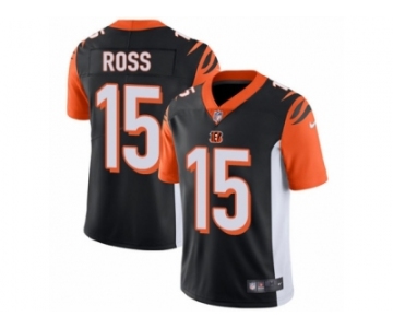 Men's Nike Cincinnati Bengals #15 John Ross Vapor Untouchable Limited Black Team Color NFL Jersey