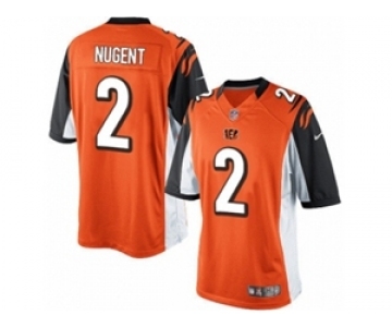 Men's Nike Cincinnati Bengals #2 Mike Nugent Limited Orange Alternate NFL Jersey