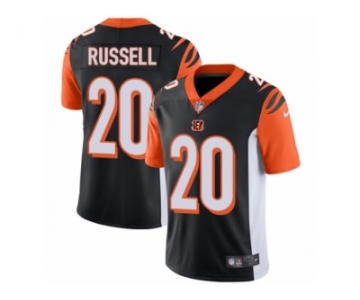 Men's Nike Cincinnati Bengals #20 KeiVarae Russell Vapor Untouchable Limited Black Team Color NFL Jersey