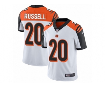 Men's Nike Cincinnati Bengals #20 KeiVarae Russell Vapor Untouchable Limited White NFL Jersey