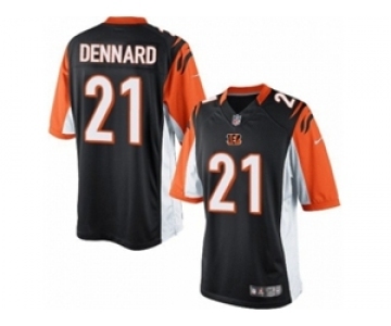 Men's Nike Cincinnati Bengals #21 Darqueze Dennard Limited Black Team Color NFL Jersey