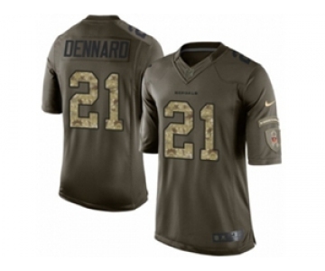 Men's Nike Cincinnati Bengals #21 Darqueze Dennard Limited Green Salute to Service NFL Jersey