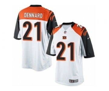 Men's Nike Cincinnati Bengals #21 Darqueze Dennard Limited White NFL Jersey