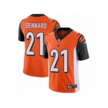 Men's Nike Cincinnati Bengals #21 Darqueze Dennard Vapor Untouchable Limited Orange Alternate NFL Jersey