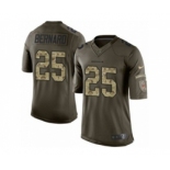 Men's Nike Cincinnati Bengals #25 Giovani Bernard Limited Green Salute to Service NFL Jersey