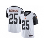 Men's Nike Cincinnati Bengals #25 Giovani Bernard Limited White Rush NFL Jersey