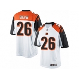 Men's Nike Cincinnati Bengals #26 Josh Shaw Limited White NFL Jersey