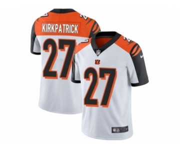 Men's Nike Cincinnati Bengals #27 Dre Kirkpatrick Vapor Untouchable Limited White NFL Jersey