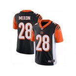 Men's Nike Cincinnati Bengals #28 Joe Mixon Vapor Untouchable Limited Black Team Color NFL Jersey