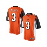 Men's Nike Cincinnati Bengals #3 Jake Elliott Limited Orange Alternate NFL Jersey