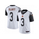 Men's Nike Cincinnati Bengals #3 Jake Elliott Limited White Rush NFL Jersey