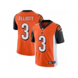 Men's Nike Cincinnati Bengals #3 Jake Elliott Vapor Untouchable Limited Orange Alternate NFL Jersey