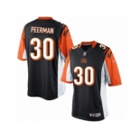 Men's Nike Cincinnati Bengals #30 Cedric Peerman Limited Black Team Color NFL Jersey