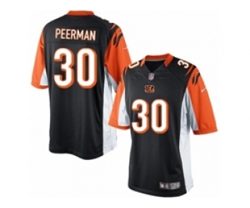 Men's Nike Cincinnati Bengals #30 Cedric Peerman Limited Black Team Color NFL Jersey