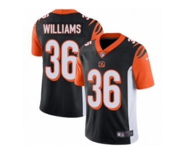 Men's Nike Cincinnati Bengals #36 Shawn Williams Vapor Untouchable Limited Black Team Color NFL Jersey