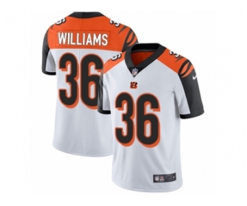 Men's Nike Cincinnati Bengals #36 Shawn Williams Vapor Untouchable Limited White NFL Jersey