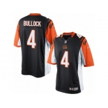 Men's Nike Cincinnati Bengals #4 Randy Bullock Limited Black Team Color NFL Jersey