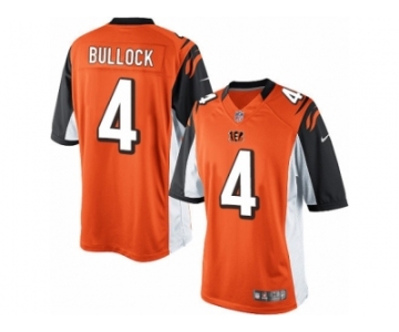 Men's Nike Cincinnati Bengals #4 Randy Bullock Limited Orange Alternate NFL Jersey