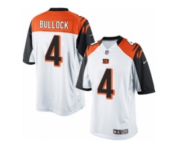 Men's Nike Cincinnati Bengals #4 Randy Bullock Limited White NFL Jersey