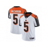 Men's Nike Cincinnati Bengals #5 AJ McCarron Vapor Untouchable Limited White NFL Jersey