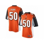 Men's Nike Cincinnati Bengals #50 A.J. Hawk Limited Orange Alternate NFL Jersey