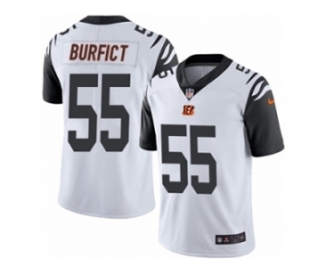 Men's Nike Cincinnati Bengals #55 Vontaze Burfict Limited White Rush NFL Jersey