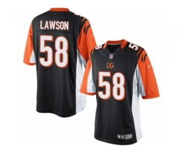 Men's Nike Cincinnati Bengals #58 Carl Lawson Limited Black Team Color NFL Jersey