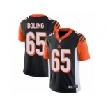 Men's Nike Cincinnati Bengals #65 Clint Boling Vapor Untouchable Limited Black Team Color NFL Jersey