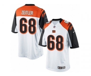 Men's Nike Cincinnati Bengals #68 Kevin Zeitler Limited White NFL Jersey